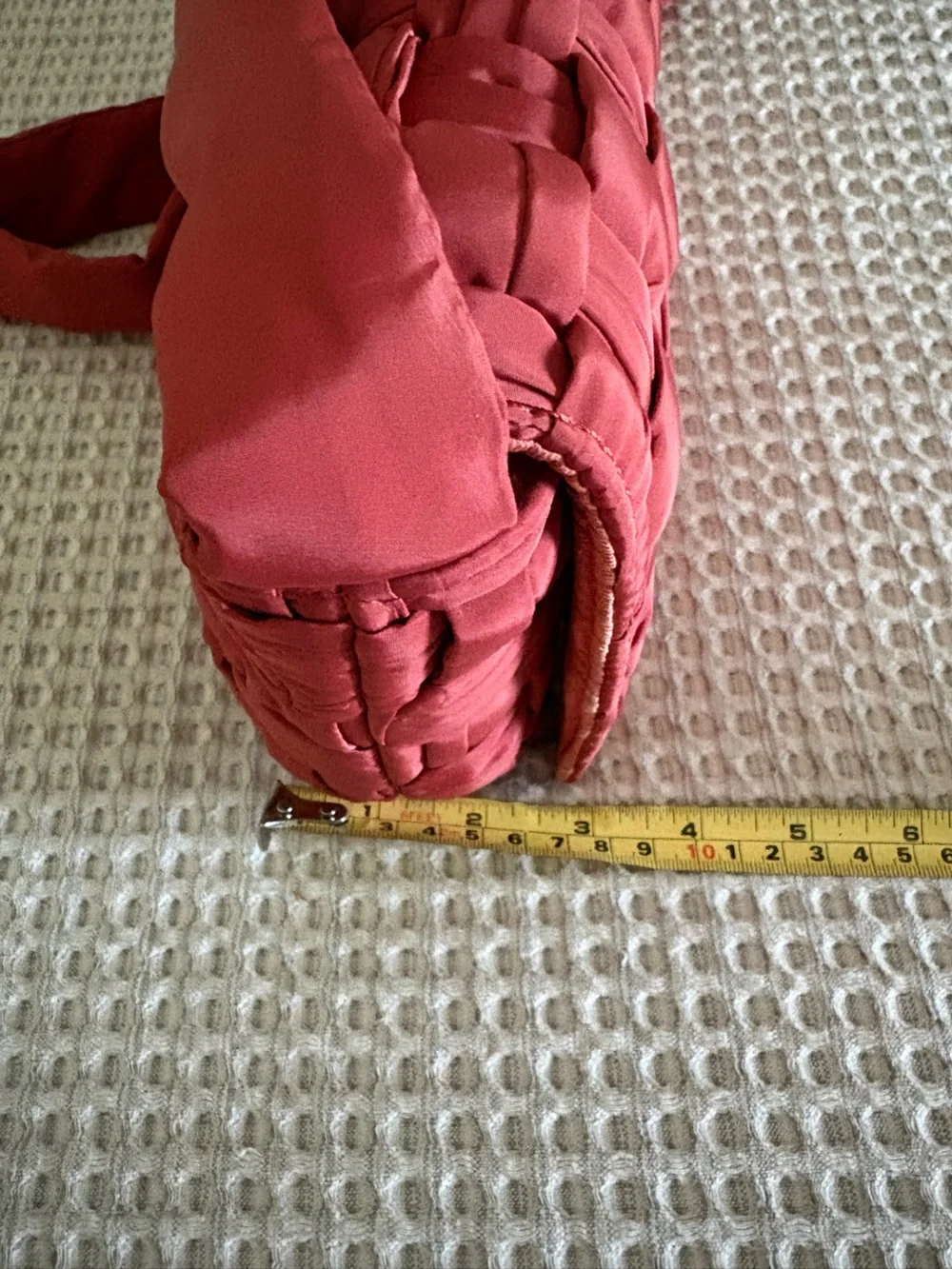 Anthropologie Red Woven Crossbody Bag